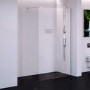 Wet Room Screen 900 x 2000mm - 10mm Glass - Trinity Range