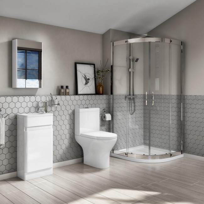 AquaFloe Iris 900 x 900 Shower