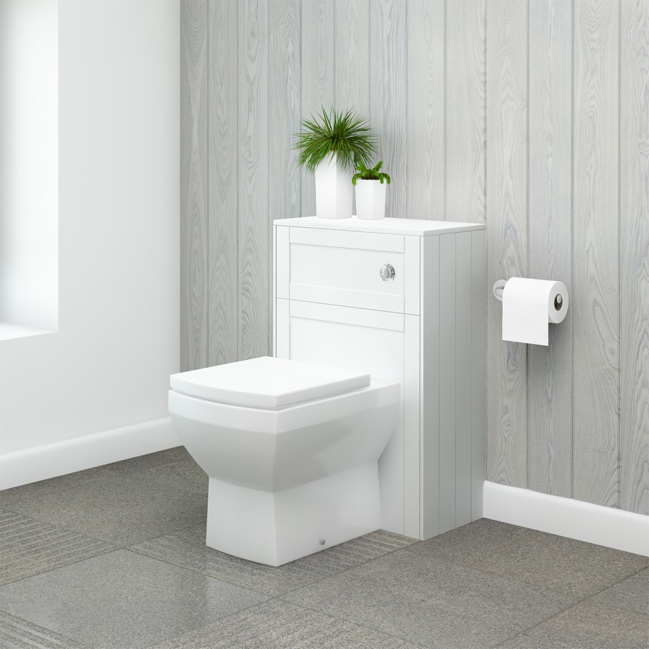 Nottingham 500mm WC Toilet Unit White Traditional Style Better