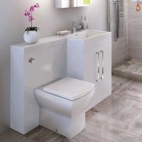 1200mm Floor Standing Right Hand Combination Unit - White 2 Door Storage - Tabor Range