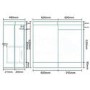 Toilet & Basin Combination Unit with Tabor Toilet - Walnut - Tabor Range