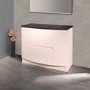 Voss 1010mm Floor Standing Vanity Unit & Basin - Black Top Drawer Unit