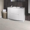 Voss 1010 Floor Mounted Door and Drawer Basin Unit with Una Tap