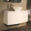 1010mm Wall Hung Vanity Unit with Pacific Countertop Basin - Door &amp; Drawers - Voss Range