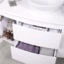 1010mm Wall Hung Vanity Unit with Pacific Countertop Basin - Door & Drawers - Voss Range