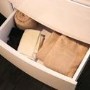 1010mm Wall Hung Vanity Unit with Pacific Countertop Basin - Door & Drawers - Voss Range