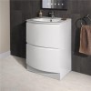 Voss 620 Floor Mounted Vanity Drawer Unit and Basin with Una Tap