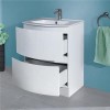 Voss 620 Floor Mounted Vanity Drawer Unit and Basin with Una Tap