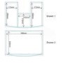 Voss™ 620 Wall Mounted Vanity Drawer Unit and Basin