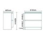 810mm Floor Mounted Vanity Drawer Basin Unit - Voss Range