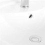 Pavia 1 tap hole White Ceramic Pedestal Basin 
