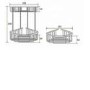3 Piece Bathroom Accessory Set- Arissa