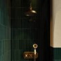 Brushed Brass 2 Outlet Thermostatic Mixer Shower Set with Hand Shower & Overhead Shower - Cambridge