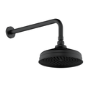 ONLY OPENED - BlackTraditional Shower Head & Wall Arm - Cambridge