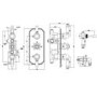 Grade A1 - Black Dual Outlet Wall Mounted Thermostatic Mixer Shower Set with Hand Shower - Cambridge