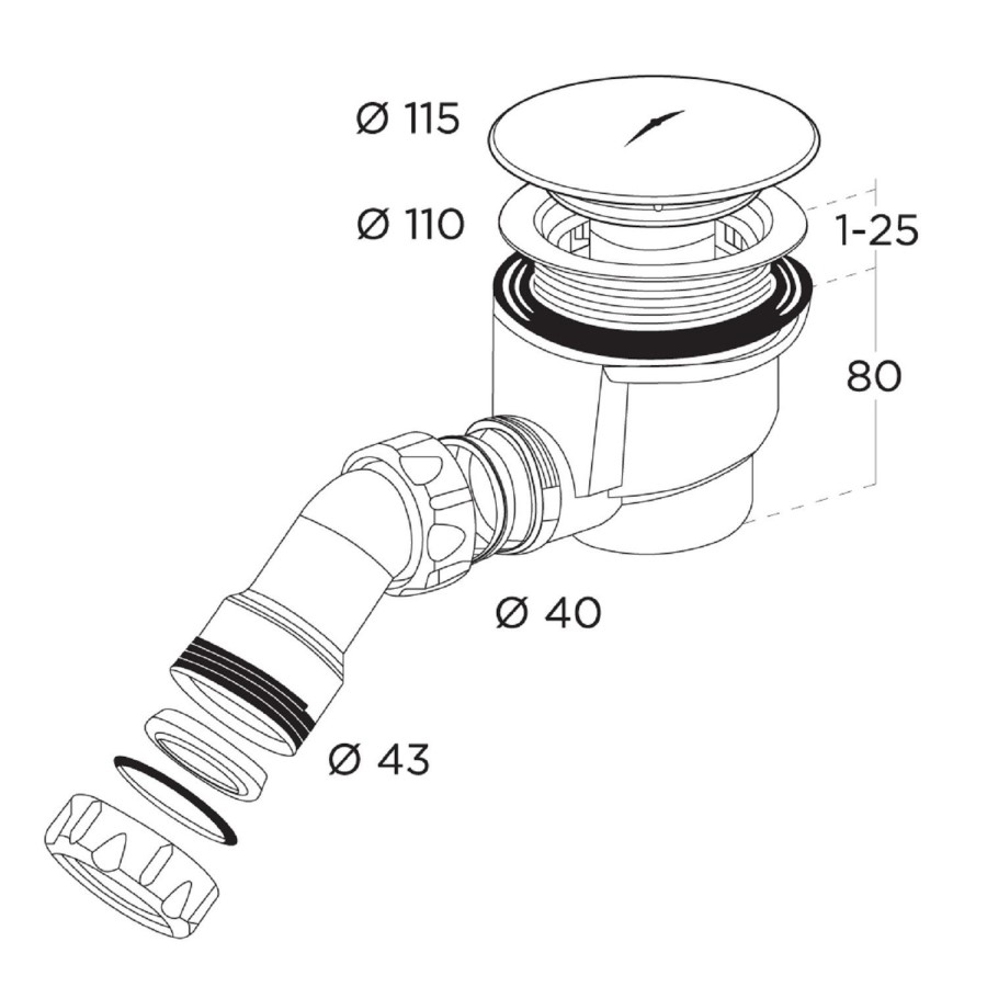 1000x700mm Chrome 6mm Glass Rectangular Shower Enclosure with Shower Tray - Carina