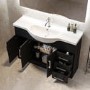 1200mm Black Freestanding Vanity Unit with Basin - Classic