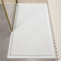 1000x900mm Rectangular Shower Tray – Slimline 30mm – Stone Resin – Anti-Slip – White – Coast