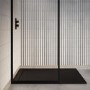 Black 1200x800 Rectangular Shower Tray 30mm Low-Profile - Slate Cast Marble