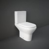 Close Coupled Rimless Comfort Height Toilet with Soft Close Seat - RAK Compact Deluxe
