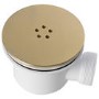 90mm Brushed Brass Shower Waste