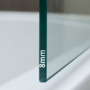2300mm Brushed Brass Double Shower Screen for Wet Room & Walk In Shower – Corvus