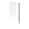 Freestanding Shower Bath Single Ended Right Hand Corner with Chrome Bath Screen 1600 x 780mm - Cove