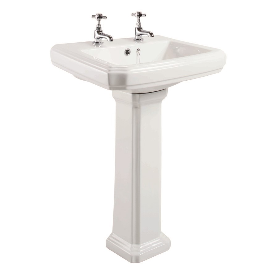 Taylor & Moore Traditional Low Level Toilet & Basin Bathroom Suite