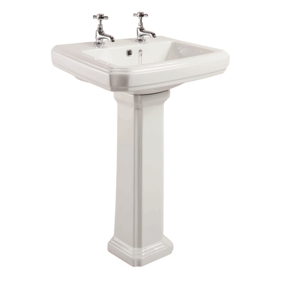 Taylor & Moore Traditional High Level Toilet & Basin Bathroom Suite