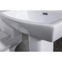 Delta Full Pedestal Toilet and Basin Suite