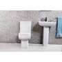 Delta Full Pedestal Toilet and Basin Suite