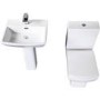 Delta Full Pedestal Toilet and Basin Suite