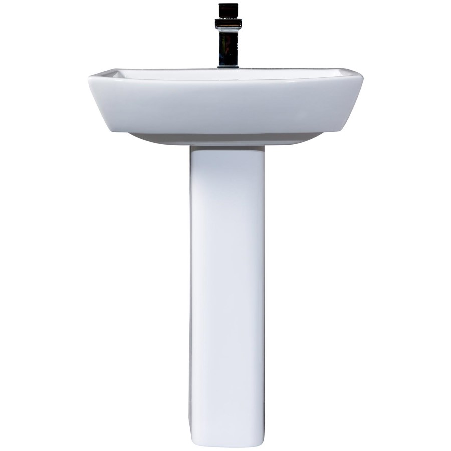 Delta Full Pedestal Toilet and Basin Suite