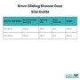 1400mm Chrome Frameless Sliding Door Shower Enclosure 8mm Glass + Wall Support Bar - Denver