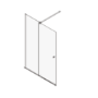 Chrome 8mm Glass Frameless Rectangular Sliding Shower Enclosure 1400x900mm - Denver