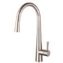 Single Bowl White Inset Granite Composite Kitchen Sink with Waste Kit With Chrome Pull Out Tap- Enza Eden
