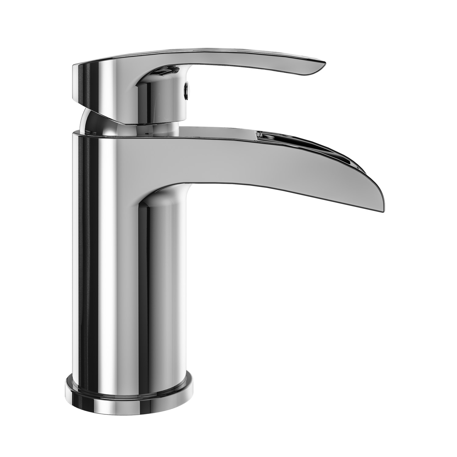 Chrome Mono Basin Mixer Tap - Elina - Better Bathrooms