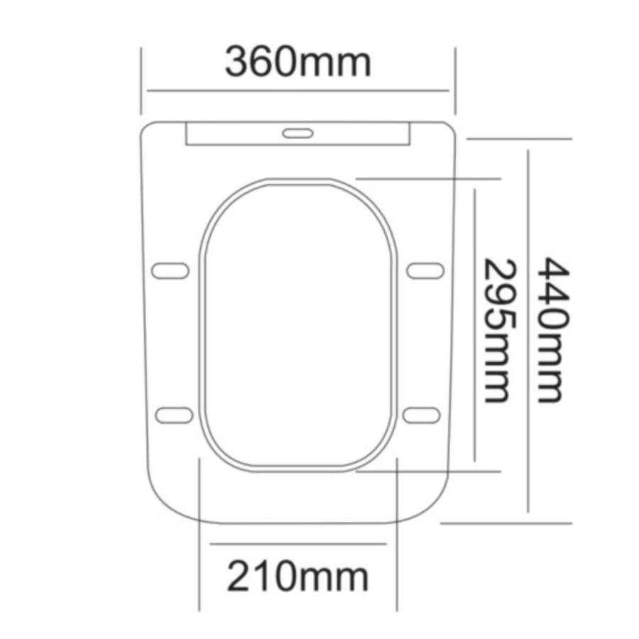 Wall Hung Toilet with Soft Close Toilet Seat, Brushed Bronze Flush Plate, 820mm Frame & Cistern - Albi