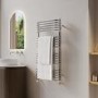 Chrome Curved Towel Radiator 1000 x 500mm - Ember