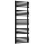 Black Curved Towel Radiator 1270 x 500mm - Ember