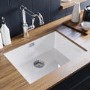 Single Bowl White Ceramic Kitchen Sink- Taylor & Moore Esme