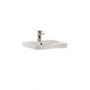 600mm White Freestanding Vanity Unit with Basin - Camborne