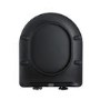 ONLY OPENED - Matt Black Wall Hung Rimless Short Projection Toilet with Soft Close Seat Verona