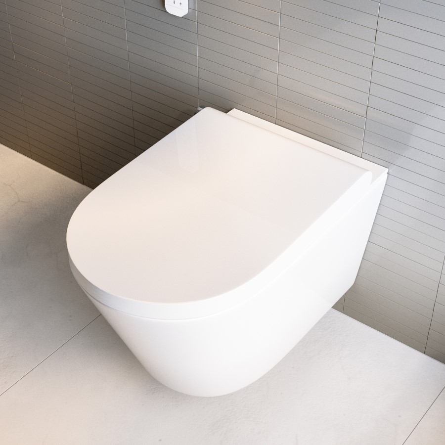 Wall Hung Smart Bidet Japanese Toilet - Purificare