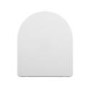 Close Coupled Closed Back Comfort Height Toilet with Soft Close Seat and Black Push Button - Indiana
