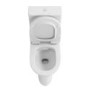 Close Coupled Rimless Open Back Toilet with Soft Close Seat - Indiana