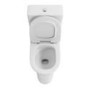 Close Coupled Rimless Open Back Toilet with Soft Close Seat - Indiana