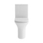Close Coupled Rimless Open Back Toilet with Soft Close Seat - Indiana