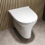 Wall Hung Rimless Toilet with Soft Close Seat - Indiana