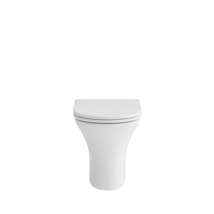 Wall Hung Rimless Toilet with Soft Close Seat – Indiana